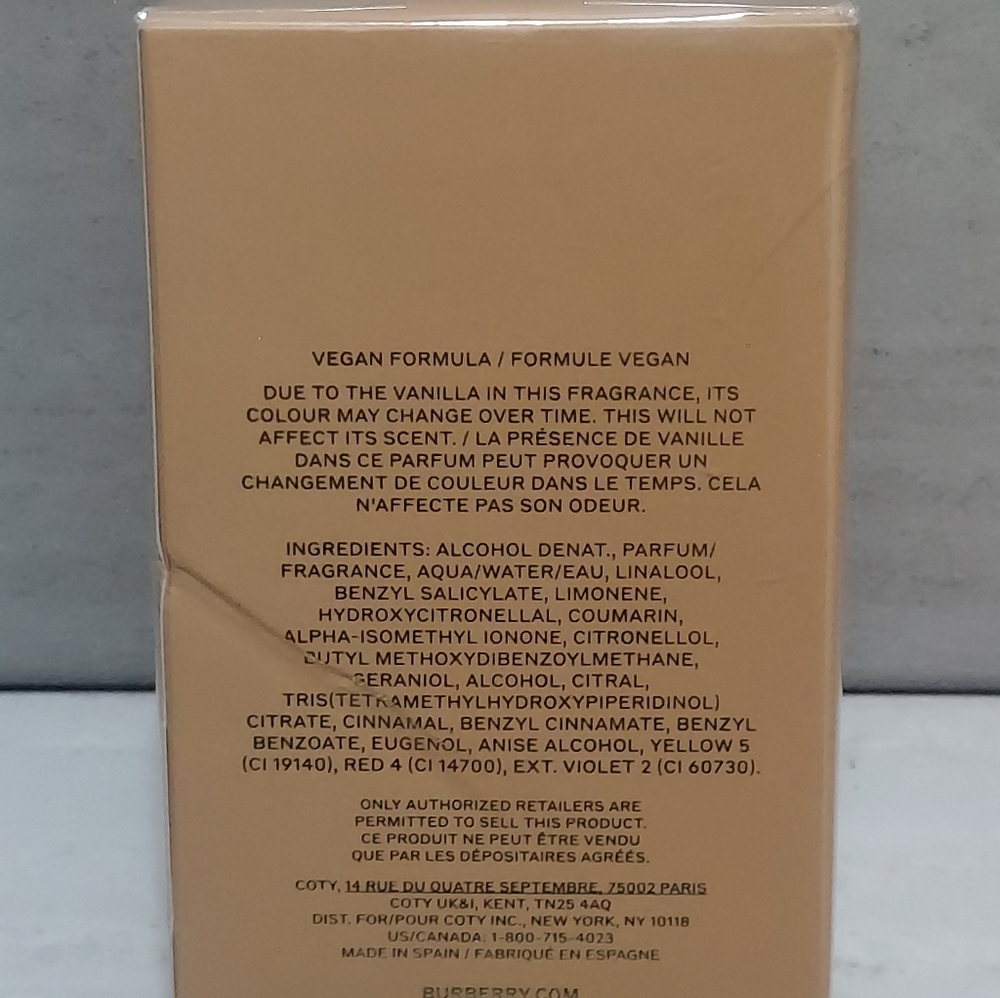 Burberry "Goddess" Eau De Parfum Intense 100ml - Picture 3 of 4